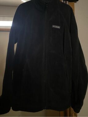 Columbia Black Womens Full-Zip Fleece Jacket